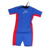 Maxbell Maxbell Children Kids Toddler Shorty Surfing Swim Diving Wetsuit Jumpsuit Blue XXL