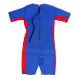 Maxbell Maxbell Children Kids Toddler Shorty Surfing Swim Diving Wetsuit Jumpsuit Blue XXL