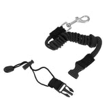 Maxbell 2 Pieces Safety Kayak Boat Paddle Leash Fishing Rod Pole Coiled Lanyard Cord
