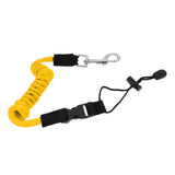 Maxbell 2 Pieces Safety Kayak Boat Paddle Leash Fishing Rod Pole Coiled Lanyard Cord