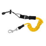 Maxbell 2 Pieces Safety Kayak Boat Paddle Leash Fishing Rod Pole Coiled Lanyard Cord
