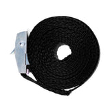 Maxbell Maxbell Heavy Duty Cam Buckle Tie Down Straps Roof Racks Trailers 25mm x 2.5m Black