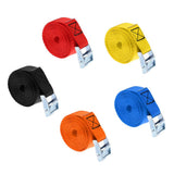 Maxbell Maxbell 5m 25mm Roof Rack Cam Buckle Lashing Tie Down Strap for Kayak SUP Yellow