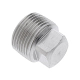 Maxbell 2Pcs Stainless Steel Garboard Drain Plug for Boats Marine 3/4" & 1/2"