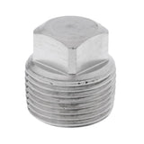 Maxbell 2Pcs Stainless Steel Garboard Drain Plug for Boats Marine 3/4" & 1/2"