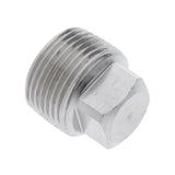 Maxbell 2Pcs Stainless Steel Garboard Drain Plug for Boats Marine 3/4" & 1/2"