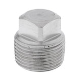 Maxbell 2Pcs Stainless Steel Garboard Drain Plug for Boats Marine 3/4" & 1/2"