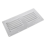 Maxbell Marine Stainless Steel Boat Louvered Vent Cover Louver Ventilation Ventilator Yacht Air Vent Grille Cover Accessories 230x115mm