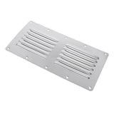 Maxbell Marine Stainless Steel Boat Louvered Vent Cover Louver Ventilation Ventilator Yacht Air Vent Grille Cover Accessories 230x115mm