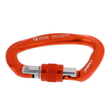 Maxbell 2xScrewgate Carabiner Clip Carabiner Heavy Duty for Climbing Hammock Camping
