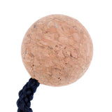 Maxbell 2Pcs 3.5cm Single Ball Cork Keyring Buoyant Key Ring Marine Sail Boat Float