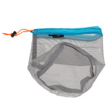 Maxbell 4 Pieces Ultra-light Mesh Stuff Sack Storage Bag for Travel Camping M + S