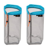 Maxbell 4 Pieces Ultra-light Mesh Stuff Sack Storage Bag for Travel Camping M + S
