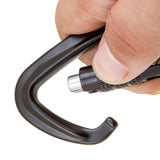 10x2Pieces Lightweight Heavy Duty Self Lock Carabiner Auto Lock Hook Hiking