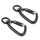 10x2Pieces Lightweight Heavy Duty Self Lock Carabiner Auto Lock Hook Hiking