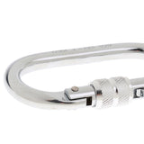 Maxbell Maxbell 2 Pieces 25KN Screwgate Locking Rock Climbing Caving Carabiner Silver