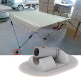 Maxbell 2X Speedboat Fishing Inflatable Boat PVC Awning/ Sun Shade Deck Mount Grey