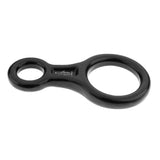 Maxbell 2 Pieces 35KN Aluminum Alloy Climbing Figure 8 Descender Belay Device Black - Aladdin Shoppers