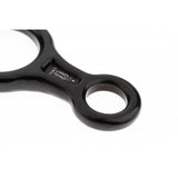 Maxbell 2 Pieces 35KN Aluminum Alloy Climbing Figure 8 Descender Belay Device Black - Aladdin Shoppers