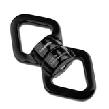 5pcs Safety Swivel Rope Connector Device for Climbing Aerial Dance Black