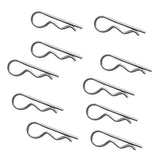 Maxbell 20 Pieces Marine Stainless Steel R Retaining Clip Spring Cotter Pin 2x42mm