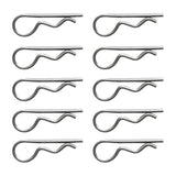 Maxbell 20 Pieces Marine Stainless Steel R Retaining Clip Spring Cotter Pin 2x42mm