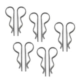 Maxbell 20 Pieces Marine Stainless Steel R Retaining Clip Spring Cotter Pin 2x42mm