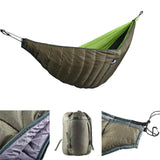 Maxbell Outdoor Full Length Hammock Underquilt Ultralight Winter Under Quilt Blanket-Army Green - Aladdin Shoppers