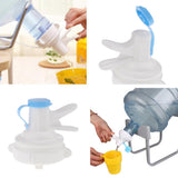 Maxbell 4 Piece Water Bottle Top Spigot Dispenser Valve Faucet Bucket Bibcock Pump