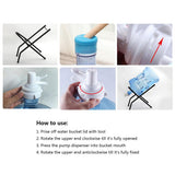 Maxbell 4 Piece Water Bottle Top Spigot Dispenser Valve Faucet Bucket Bibcock Pump