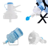 Maxbell 4 Piece Water Bottle Top Spigot Dispenser Valve Faucet Bucket Bibcock Pump
