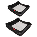 Maxbell 2pcs Camping Picnic Folding Table Storage Grid Outdoor Storage Mesh Bag S M