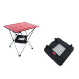 Maxbell 2pcs Camping Picnic Folding Table Storage Grid Outdoor Storage Mesh Bag S M
