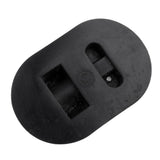 Maxbell Inflatable Boat PVC Awning Top Cover Canopy Sun Shade Mount Base Pedestal, Black - Aladdin Shoppers