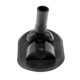 Maxbell Inflatable Boat PVC Awning Top Cover Canopy Sun Shade Mount Base Pedestal, Black - Aladdin Shoppers