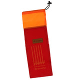 5pcs 23cm Aluminum Blue Camping Tent Nails with Tent Pegs Nails Storage Bag