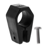 Maxbell 8 Pieces Bimini Top Fitting Harware Black Nylon Jaw Slide 1" for Marine Boat