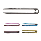 Maxbell Mini Ti Alloy Outdoor Camping Emergency Tweezers Pocket Tool 4.5cm Titanium - Aladdin Shoppers