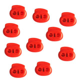 Maxbell Maxbell (Pack of 10) Plastic Bean Cord Locks Stopper Toggle Rope Clamp 2-Holes Cordlocks Clasp Buckle Drawstring Sewing Fasteners