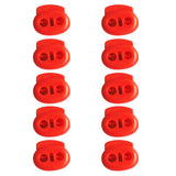 Maxbell Maxbell (Pack of 10) Plastic Bean Cord Locks Stopper Toggle Rope Clamp 2-Holes Cordlocks Clasp Buckle Drawstring Sewing Fasteners