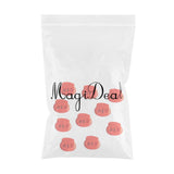 Maxbell Maxbell (Pack of 10) Plastic Bean Cord Locks Stopper Toggle Rope Clamp 2-Holes Cordlocks Clasp Buckle Drawstring Sewing Fasteners