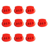 Maxbell Maxbell (Pack of 10) Plastic Bean Cord Locks Stopper Toggle Rope Clamp 2-Holes Cordlocks Clasp Buckle Drawstring Sewing Fasteners