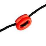 Maxbell Maxbell (Pack of 10) Plastic Bean Cord Locks Stopper Toggle Rope Clamp 2-Holes Cordlocks Clasp Buckle Drawstring Sewing Fasteners