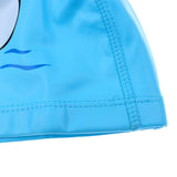 Maxbell Maxbell Children's Waterproof Cartoon Dolphin Swimming Cap Ear Protection Lake blue