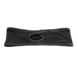 Winter Warm Fleece Ponytail Headband Ear Cover Ear Warmer Head Wear Black