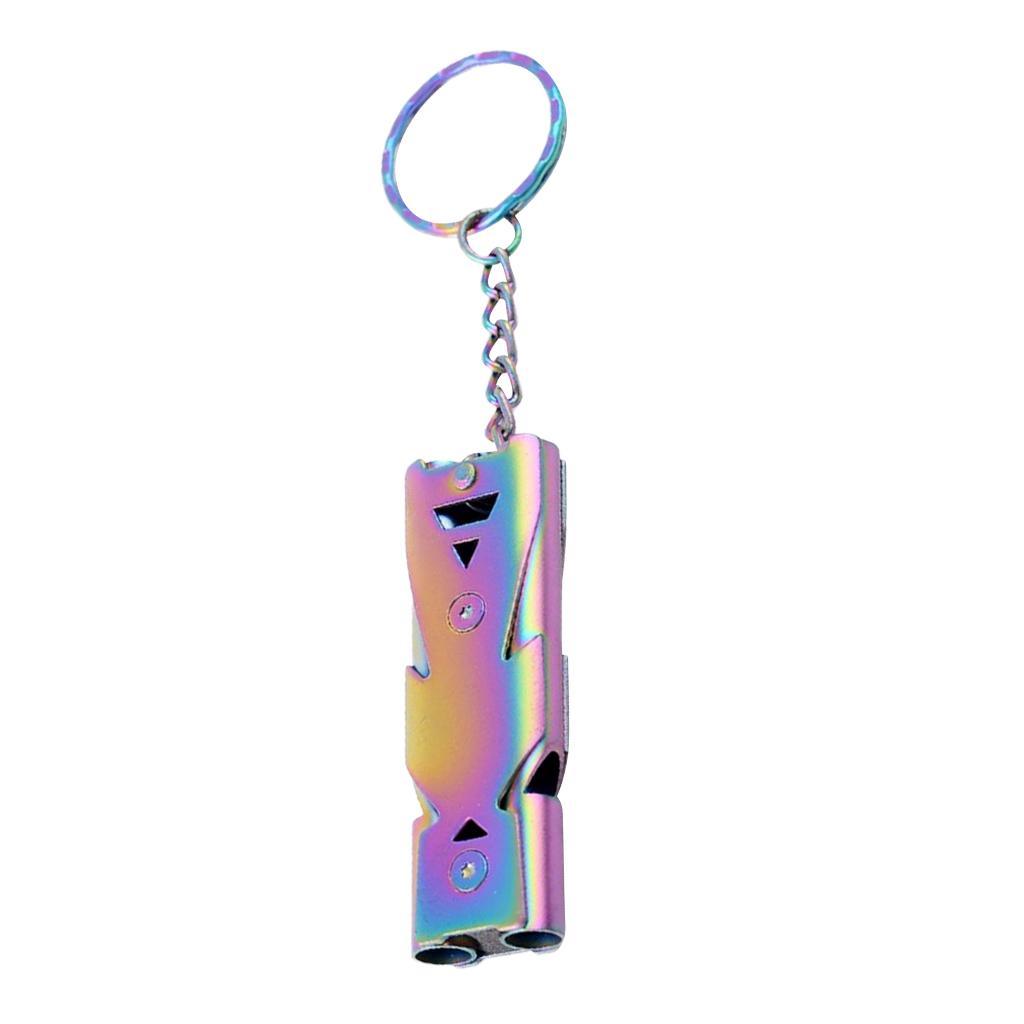 Maxbell Maxbell Double Pipe High Decibel Outdoor Camping Survival Emergency Whistle Colorful