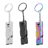 Maxbell Double Pipe High Decibel Outdoor Camping Survival Emergency Whistle Colorful - Aladdin Shoppers