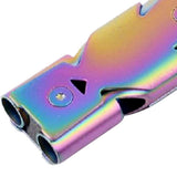 Maxbell Double Pipe High Decibel Outdoor Camping Survival Emergency Whistle Colorful - Aladdin Shoppers