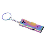 Maxbell Double Pipe High Decibel Outdoor Camping Survival Emergency Whistle Colorful - Aladdin Shoppers