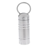 Maxbell Maxbell Titanium Waterproof Anti Rust Mini Toothpick/Earpick/Capsule Holder, Portable Outdoor Keychain Box